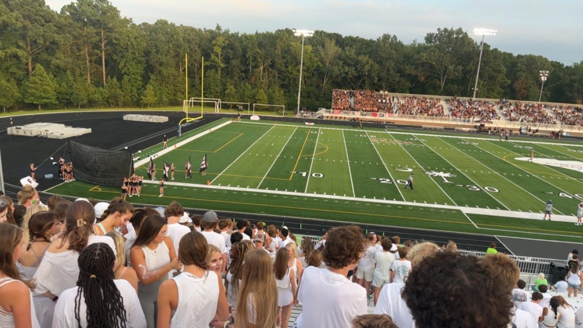 It was also white-out on Friday night!